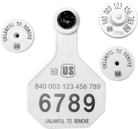 rfid numbered ear tag|federal 840 identification tags.